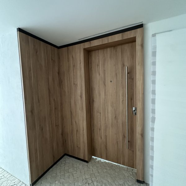 Puerta de entrada con empanelado